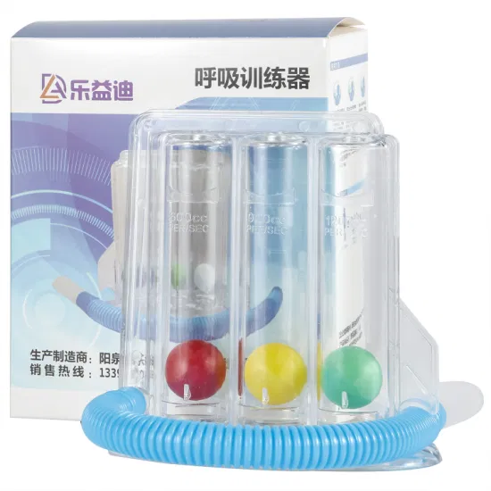 高品質中国工場価格医療支援ポータブルインセンティブ肺活量計呼吸肺呼吸エクサトレーナー
