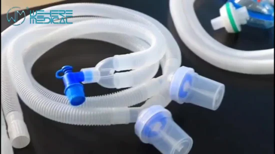 使い捨て呼吸回路麻酔スムーズボア波形拡張可能チューブ